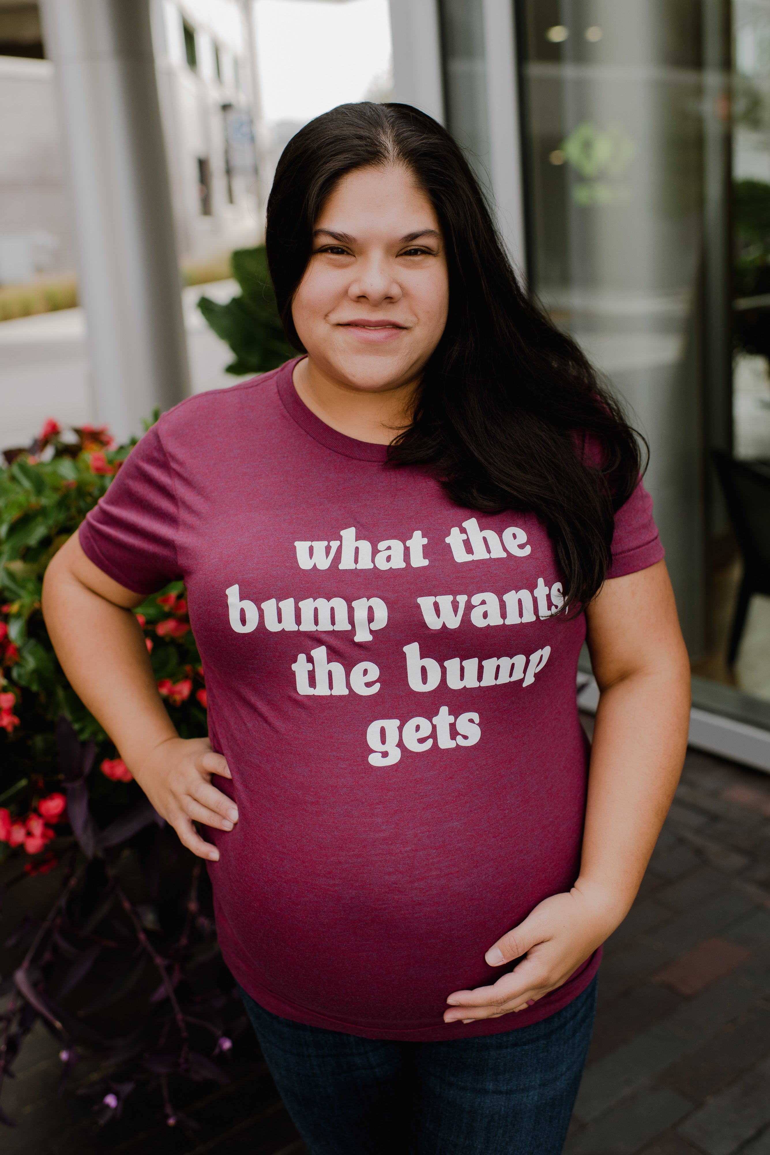 What The Bump Wants The Bump Gets Maternity Tee