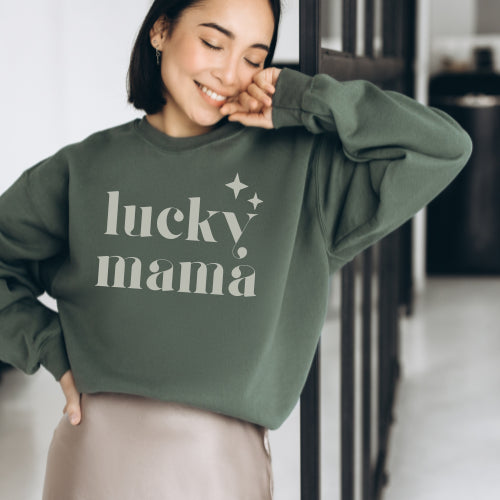 Lucky mama 2025 sweatshirt
